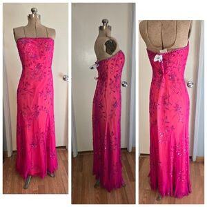 Vintage Sean Collection Dress Pink Med